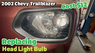 How to replace head light bulb on 2022 Chevy Trailblazer