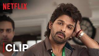 Allu Arjun Police Station Fight Scene | Ala Vaikunthapurramloo | Netflix India