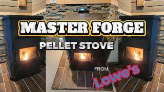 Master Forge pellet stove review.