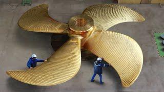 What it Takes to Manufacture Million $ Propellers Moving World’s Largest Ships