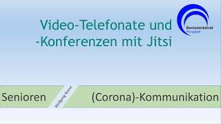 Video-Telefonate und  -Konferenzen mit Jitsi