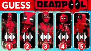 Guess Deadpool Dance And Song by Their Voice ~ All Deadpool Variants | Ultimate Deadpool Quiz