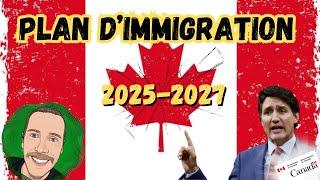 Immigrer au CANADA  : PLAN D'IMMIGRATION  2025-2027 ‼️ #canada #canadaimmigration