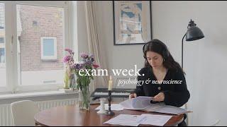 an exam week in my final year of psychology at maastricht university | study tips for exams