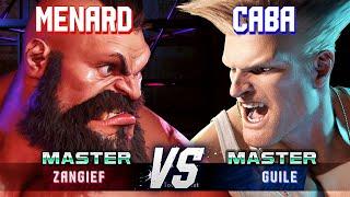 SF6 ▰ MENARD (Zangief) vs CABA (Guile) ▰ High Level Gameplay