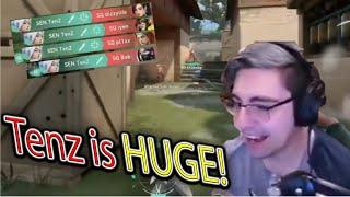 Shroud Reacts to Tenz's Huge JETT ULTIMATE! Valorant Best Plays and Funny Moments! #318