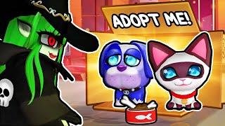 I Got Adopted by an EVIL WITCH in My Pet City Roblox!