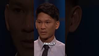 Sharks get emotional after hearing his backstory #sharktank #shortsfeed #investment #money #content