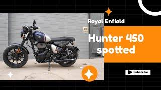 Royal Enfield Hunter 450 Spotted #hunter350 #hunter450 #royalenfield #classic350