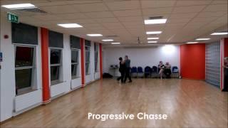 Quickstep: Natural Spin Turn to Progressive Chasse to Quick Open Reverse Combination