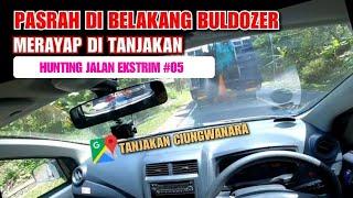 CARA MERAYAP DI TANJAKAN PANJANG | HUNTING JALAN EKSTRIM - 05, PRAKTIK MENGEMUDI MOBIL MANUAL