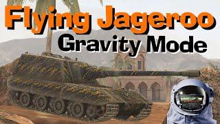 WOT Blitz Jg. Pz. E100 in Gravity Mode || Flying Jageroo