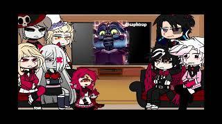 [🪐] ,, 2X SPEED - Hazbin Hotel reacts to Alastor as ??? ‘‘ :: old video + discontinued ^^ HH x FNAF