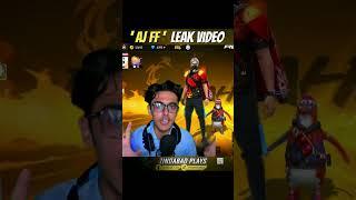 AJ FF Leaked Video  #freefire #freefirestreamer #battleroyalegame #freefireindia #garenafreefire