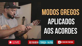 Como Criar Melodias com os Acordes - Modos gregos - live #1[chordmelody]