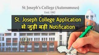 St. Joseph College Application: This Notification Will Shock You!