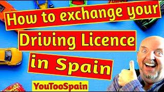 How to change my driving licence for a Spanish one