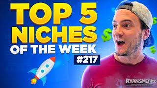 TOP 5 NICHES  Print on Demand Niche Research # 217 — (7/21/2024)