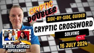 Cryptic Doubles - Side-by-side, guided solving of a Daily Telegraph Cryptic Crossword - No.7