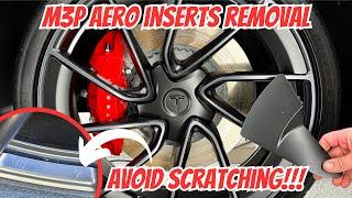 Avoid THIS When Removing Aero Inserts On Your Model 3 Performance Warp Wheels + Ceramic Coating