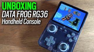 15,000 Games?! DATA FROG RG36 Handheld Game Console