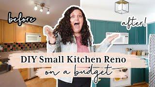 *EXTREME* DIY SMALL KITCHEN RENOVATION On A Budget