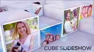 Cube Slideshow (AfteR Effects template)