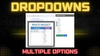 Google Sheets Sidebar Secret: Select Multiple Items - Full Tutorial