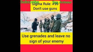 rashtriya rifles sigma rule 99 #rashtriyarifles  #rashtriyariflessigmarule #shorts