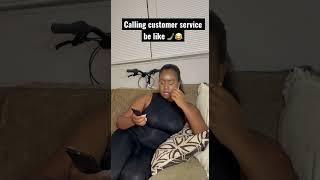 Calling customer service be like | Sabrina Cazeau #shorts #comedy #acting #actress #customerservice