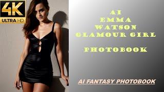 [4K] AI Emma Watson - AI Glamour Girl