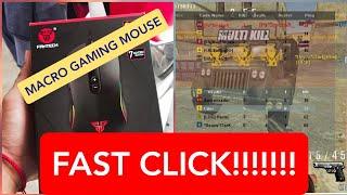 FANTECH X9 THOR GAMING MOUSE MACRO FUNCTION | SOLDIER FRONT TEST | FAST CLICK | DGHOSTMAN TV