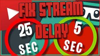 *FIXED* HOW TO FIX STREAM DELAY ON YOUTUBE AND STREAMLABS OBS -  ULTRA LOW LATENCY