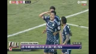 LOS MEJORES GOLES DE LA LIGA 1 DE PERU 2024 DE TELEDEPORTES