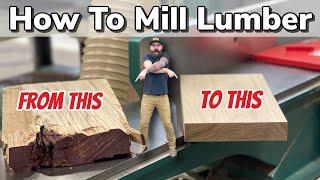 How to Mill Wood || Become a Better Woodworker