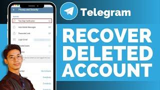 How To Recover Deleted Telegram Account !