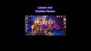 Johnson Franco legend skin #mlbb #mobilelegends #mlbbshorts #mvpfranco #franco #mlbbindia #shorts