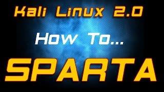 How To - Kali Linux 2.0 - Sparta