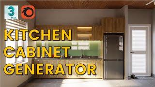 Script Kitchen Cabinet Generator For 3ds Max | Eris Graphic