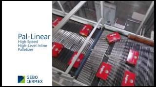 High speed high-level inline palletizer: Pal Linear