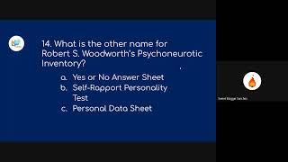 Mock Quiz - Psychological Assessment Part 1 //  BLEPP Drills