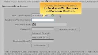 How to set up an addon domain - Hostgator