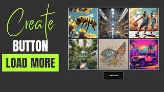 How To Create Load More Button By Using (HTML - CSS - JS)