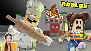 ONTSNAPPEN UIT DE PAPA PIZZA HORROR PIZZERIA! - OBBY || Let's Play Wednesday