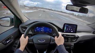 2020 Ford Escape Hybrid SE Sport AWD - POV First Driving Impressions