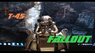 Обзор на фигурку силовой брони Т-45 из Fallout 3 , от funco.