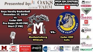 Varsity Boys Basketball vs Cedar Cliff - Presented by 11 Oaks Farms in Newville - (Dec. 17, 2024)