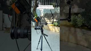 Setup POV view with Smallrig magic arm #smallrig