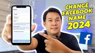 PAANO MAG PALIT NG PANGALAN SA FACEBOOK 2024