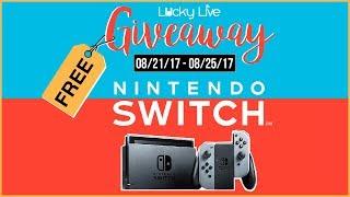 NINTENDO SWITCH Free Giveaway | Lucky Live